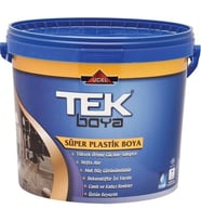 TEK SÜPER PLASTİK BOYA SİYAH 3.5KG