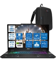 Msı Cyborg 17 Intel Core I7 13620H  64GB Ddr5 4tb SSD RTX5060 Gddr7 8gb Windows 11 Pro 17.3" Fullhd (1920X1080) 144HZ IPS Taşınabilir Bilgisayar B13WFKG210XTRP30 + Zetta Çanta