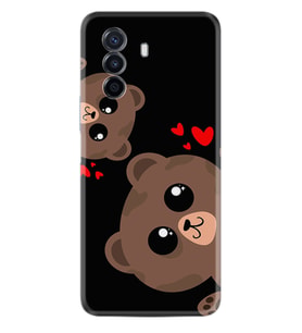 Huawei Nova Y70 Y90 Nova 9 SE  Kılıf Desemli Silikon Love Animals 1780