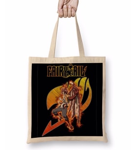 Fairy Tail Natsu Dragneel Dragon Force Bez Çanta Uzun Saplı