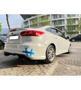 Ford Focus 3 Sedan Arka Ek Karlık Mat Siyah Plastik Makyajlı Kasa - Makyajsız