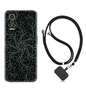 General Mobile GM 21 Pro GM 22 Pro Plus Kılıf Boyun Askılı Silikon Sarmaşıklar 1675