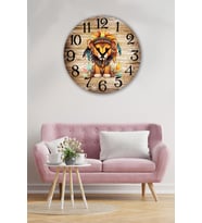 bilge Tasarım retro Duvar Saati 35 x 35 CM (Karışık)