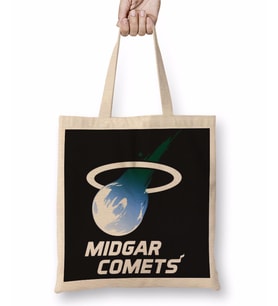 Final Fantasy Midgar Comets Bez Çanta Uzun Saplı