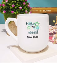 Makine Mühendisi Kupa Bardak Oval