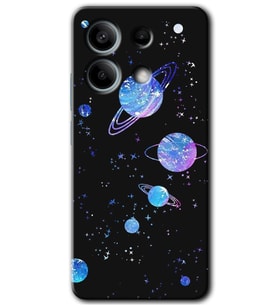 Redmi Note 13 5G Kılıf HD Desen Baskılı Kılıf - Samanyolu Galaksi