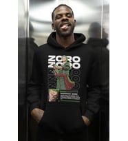 Roronoa Zoro One Piece Baskılı Unisex Oversize Anime Karakter Hoodie