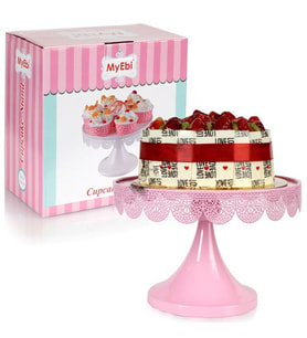 Metal Cupcake Standı Pembe Kek Standı