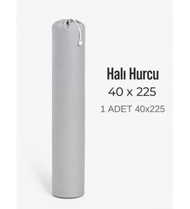 Beylini 40x225 Halı Hurcu 6m2 Sığar Lastikli Nefes Alabilir Kokmaz Tela Lastikli Halı Kılıfı Poşeti Ambalajı Taşınma Çantası Yorgan Çamaşır Yastık Saklama Torbası Gri Renk