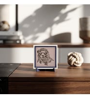 Aslan Konseptli Modern Dekoratif Obje, Yaşam Alanlarına Asalet Katan Şık Masaüstü Tasarımı 10x10 cm