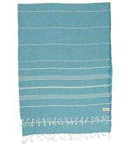 %100 Pamuk - Anatolia XL Battaniye Türk Havlusu - 150 x 202 cm, Aqua