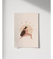 Çerçevesiz Poster Ritminle Güçlen (Çok Renkli)
