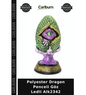 Özel Üretim Fantastik Dekoratif Ejderha Kurgu Polyester Dragon Penceli Göz Ledli Alk2342
