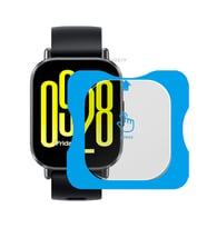 Redmi Watch 5 Active Uyumlu Kolay Takılabilir Takma Aparatlı Temperli Cam Ekran Koruyucu (Renksiz)