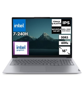 Lenovo Thinkbook 16 G8 Irl Intel Core 7 240H 40 GB 2 Tbssd 16" Wuxga Windows 11 Pro Notebook 21SH009GTXAT79