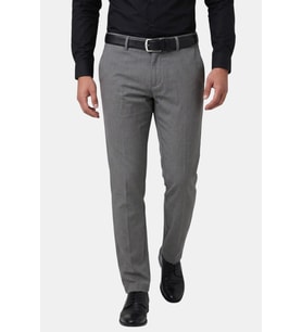 DeepSEA Antrasit Slim Fit Likralı Pamuklu İtalyan Kesim Erkek Spor Klasik Pantolon 2601744