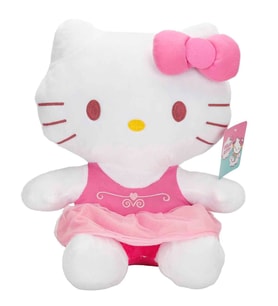 Hello Kitty Fiyonklu Peluş 36 cm Pembe - Uyku Ve Oyun Arkadaşı Peluş Oyuncak