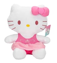 Hello Kitty Fiyonklu Peluş 36 cm Pembe - Uyku Ve Oyun Arkadaşı Peluş Oyuncak