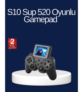 2025 S10 Gamepad 520 Klasik Oyunlu Tv Bağlantılı A Kalite