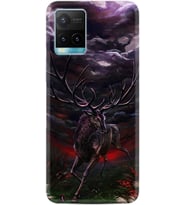 Vivo Y11S Y21S Y20 Y20S Y70 Kılıf Desemli Silikon Dark Deer 1786