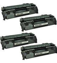 Neon Hp 80A Cf280A Toner 4'lü Ekonomik Paket Muadil Yazıcı Kartuş (Siyah)