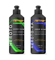 Netfer 2'li Orta Kalın Pasta Set - 2x500 mL