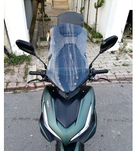MOTOCAM Kuba Vizy 50 Ön Cam 2025-2026 Model 54cm Füme Renkli