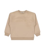 Civil Boys Peluş Garnili 2-5 Yaş Sweatshirt - Kahverengi