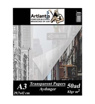 Aydınger Kağıdı A3 83 gr 50'li Eskiz Kağıdı 1 Paket Artlantis Aydınger Kağıt 29,7x42 cm 1 Paket (Krem)