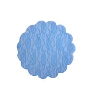 Organze dantel desenli mavi 22cm p100-
