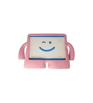Samsung Galaxy Tab A9 Kılıf Karakter Tablet Silikon - Açık Pembe