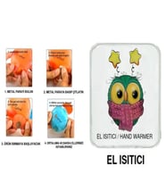 ATKILI BAYKUŞ CEP SOBASI,EL ISITICI,SICAK SU TORBASI PVC  10x9,5cm