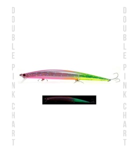 Fujin Flux 175 mm 29 gr Sinking Maket Balık 182-Double Pink Chart