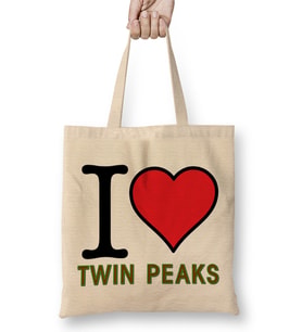 I Love Twin Peaks Bez Çanta Uzun Saplı
