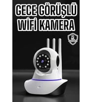 Ev Kamerası Wifi Kamerası Video Kayıt Çift Yönlü Hareket Sensörü Bebek