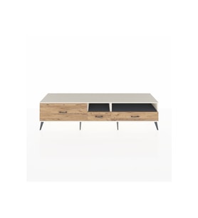Hyperion TV Ünitesi 2 Raflı 3 Çekmeceli  220x44x51 Aytaşı-Antrasit/Çam