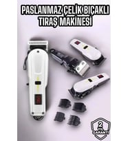 Yeni Nesil Tıraş Makinesi Uzun Şarjlı Paslanmaz Çelik Bıçaklı
