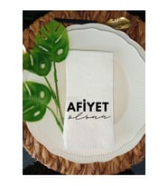 Afiyet Olsun Baskılı Sunum Peçete 20 Adet