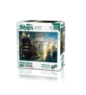 20681 Rochelle Şehri 1000 Parça Puzzle-Kspuzzle