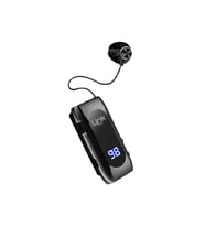 V80 Pro Makaralı Titreşimli Bluetooth 5.2 Kulaklık - 20 Saat Konuşma - SİYAH