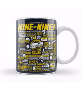 Wise Words Of The Nine Nine Brooklyn Nine Nine Kupa Bardak Porselen