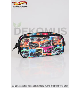 DEKOMUS İLE YENİ SEZON LİSANSLI HOT WHEELS KALEM ÇANTASI
