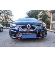 OTOTUNING53 Renault Megane 4 Krom Ön Tampon Çıtası 8