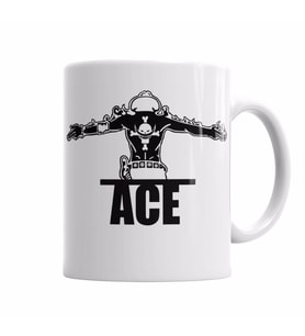 Portgas D Ace  One Piece Kupa Bardak Porselen