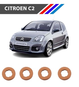 Citroen C2 Diesel 4 Tırnak Enjektör Pulu 4 Adetli Set