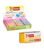 Mikro Renkli Nano Soft Silgi 2B-24R