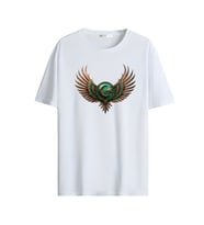 Türkçülük Görselli  Unisex (Tshirt) Tişört (Beyaz)