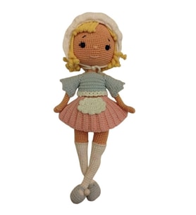 Prenses Lina Bebek Amigurumi Organik Oyuncak