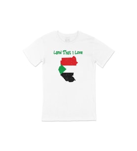 Land That I Love Sudan Beyaz Tişört