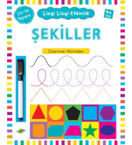 Çizgi Çizgi Etkinlik - Şekiller (4+ Yaş)